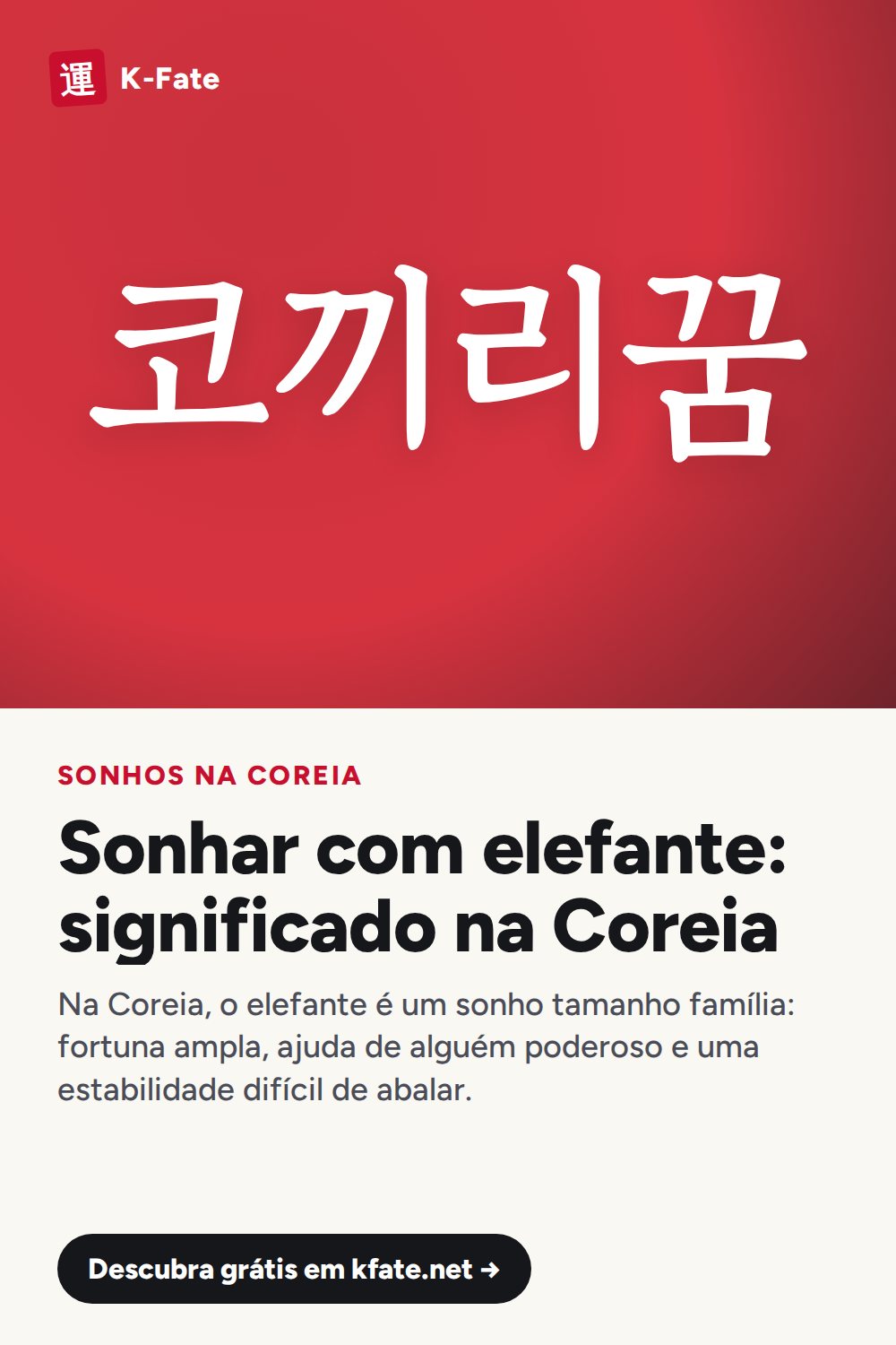 Significado de sonhar com elefante na Coreia